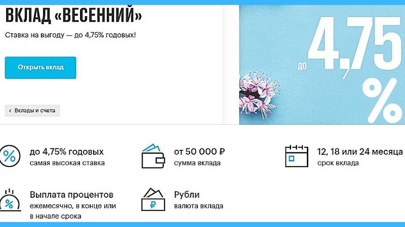 Вклад Весенний