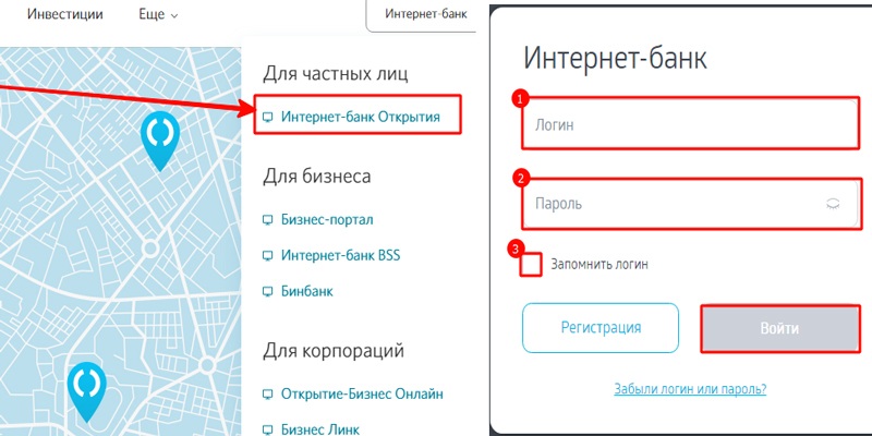 Вход по логину и паролю